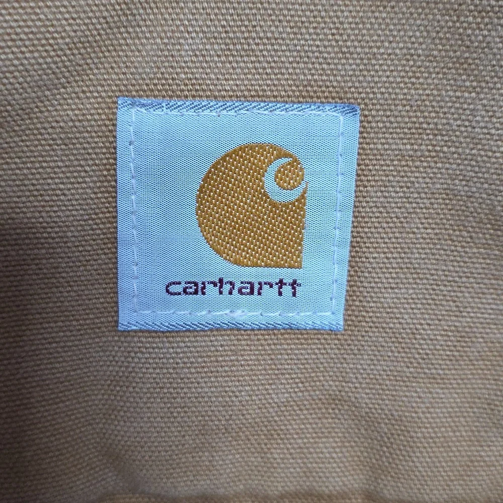 Carhartt Brown Coverall with Red Quilted Insulated Lining - Picture 2 of 9